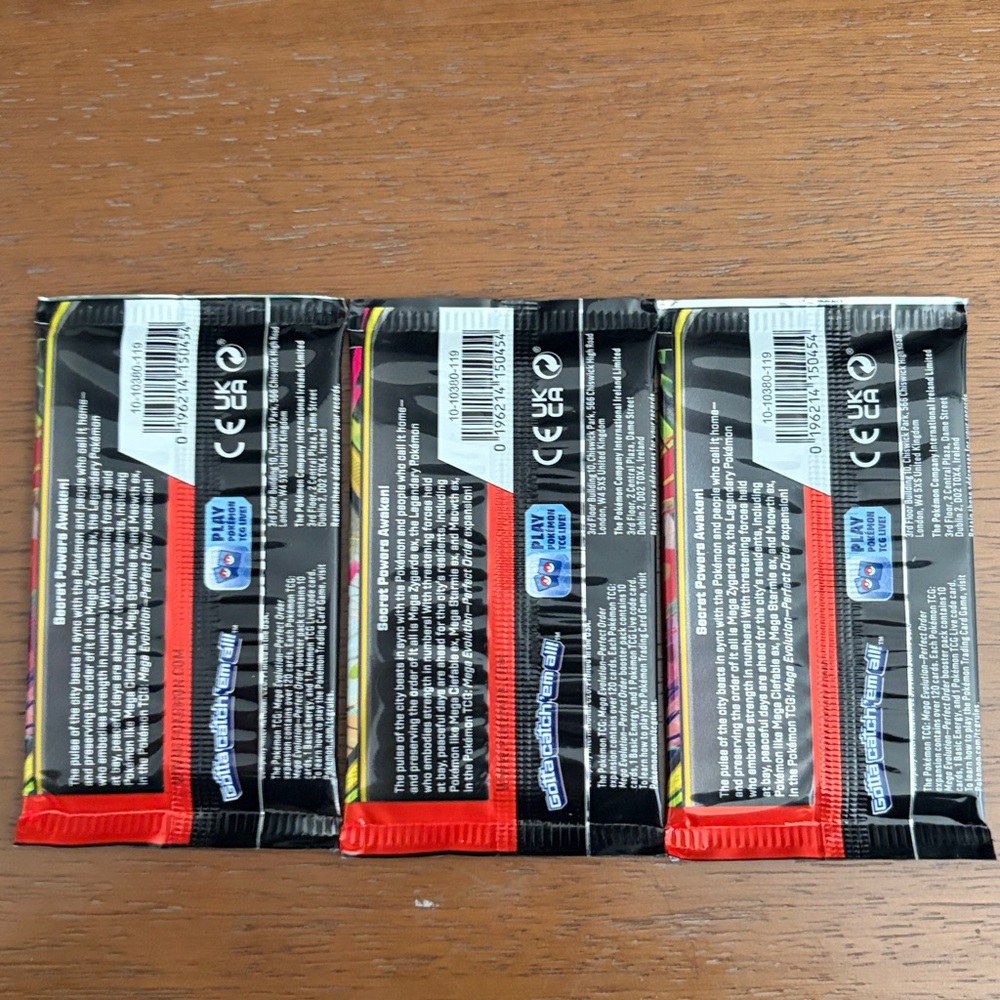 Pokemon Mega Evolution Perfect Order 3 pack bundle - Picture 2 of 3